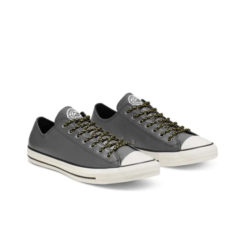 Converse Tumbled Leather Chuck Taylor All Star 'Gray White'-2