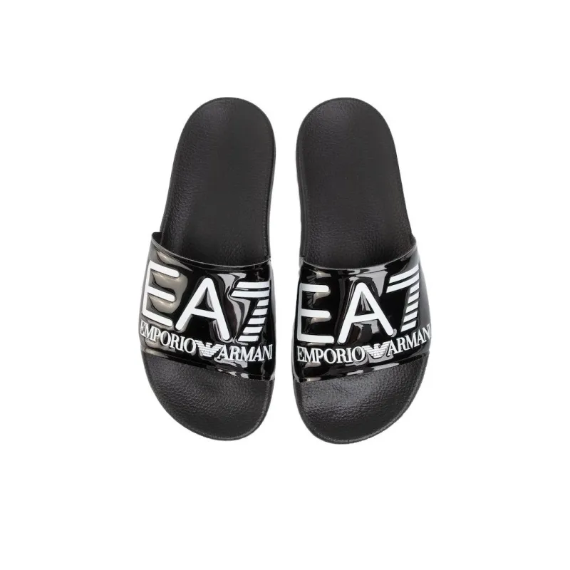 EMPORIO ARMANI Slide Slippers Women's Black-2