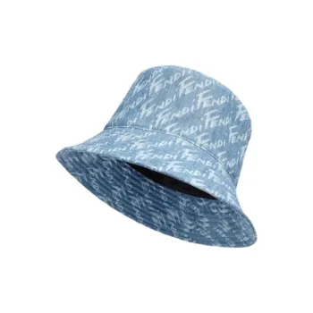 FENDI Cotton Bucket Hats Women's Blue