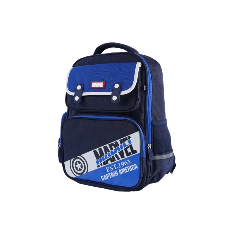 Disney × Marvel Collaboration Polyester Backpack Large Size Unisex Red Blue-6