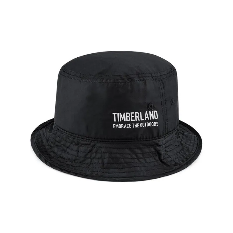 Timberland Polyester Bucket Hats Unisex Black-0