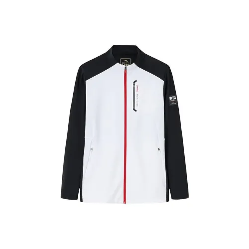 ANTA Variety Training Collection Jackets Men Pure White/Basic Black