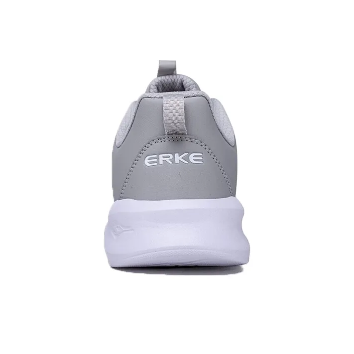 Erke Cushioned Anti Slip And Wear Resistant Warm Running Shoes Men's Gray-3