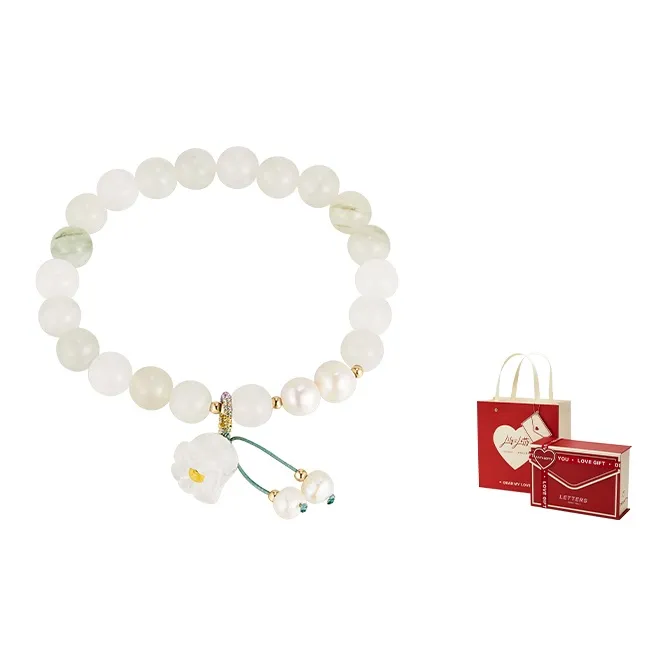 LILY&LOTTY Pearl Bracelets Women's Ghost Green-4