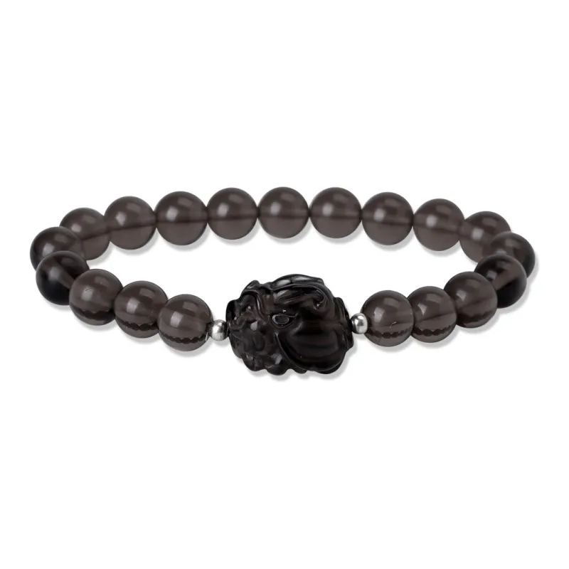 Strange Snow Obsidian Jade Bracelets Unisex-0