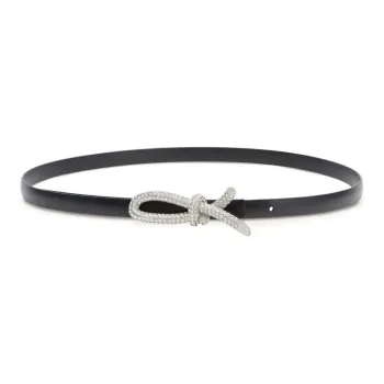 Ferragamo Crystal embellished Leather Belt