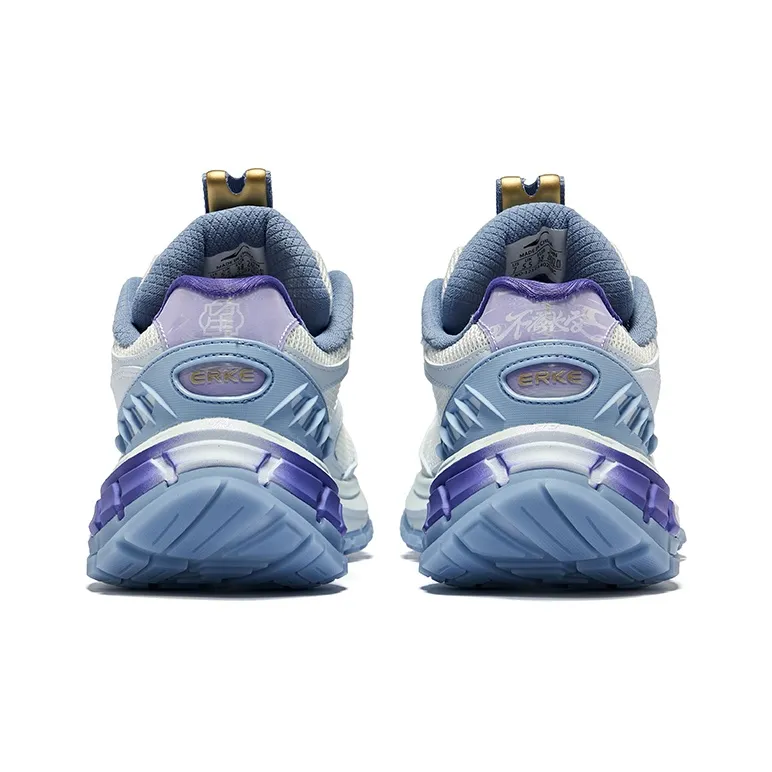 Honor Of Kings X Erke Running Shoes Men Low Top Dusty Blue-4