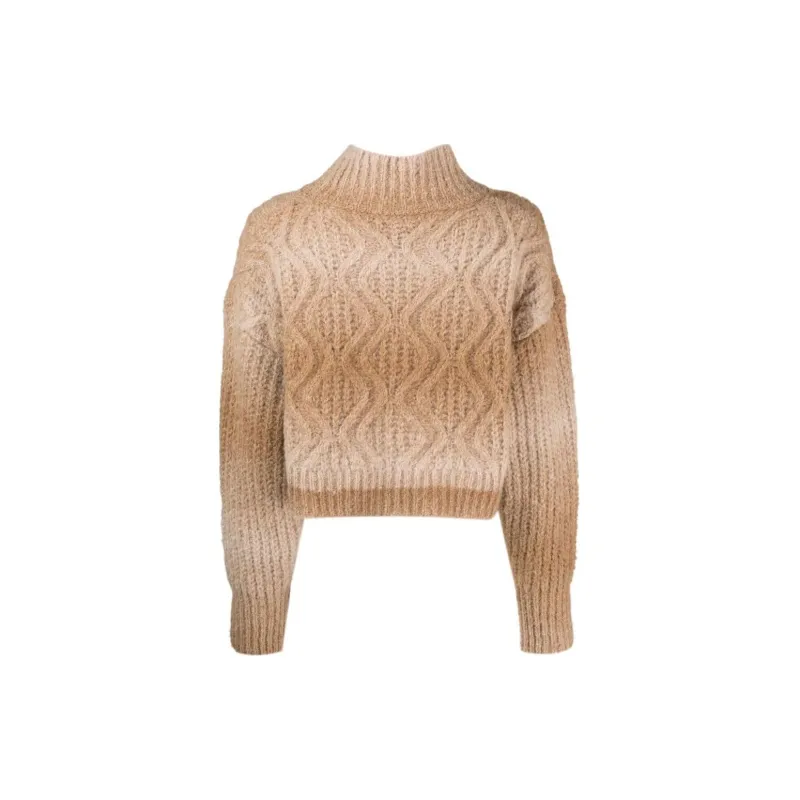 ROBERTO COLLINA Cable knit Cropped Jumper-1