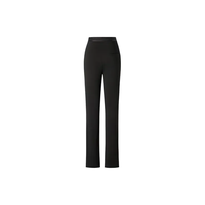JZ. ANNAKRO Casual Pants Women's Plain Black-1
