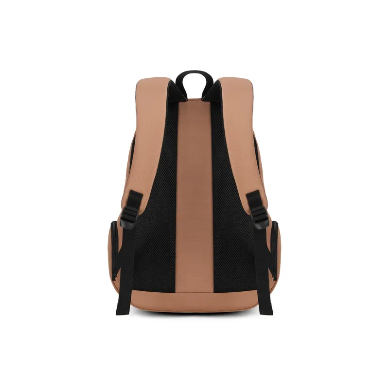 AOKING AK Polyester Backpack Medium Size Unisex Black/Purple/Light Green/Brown-7