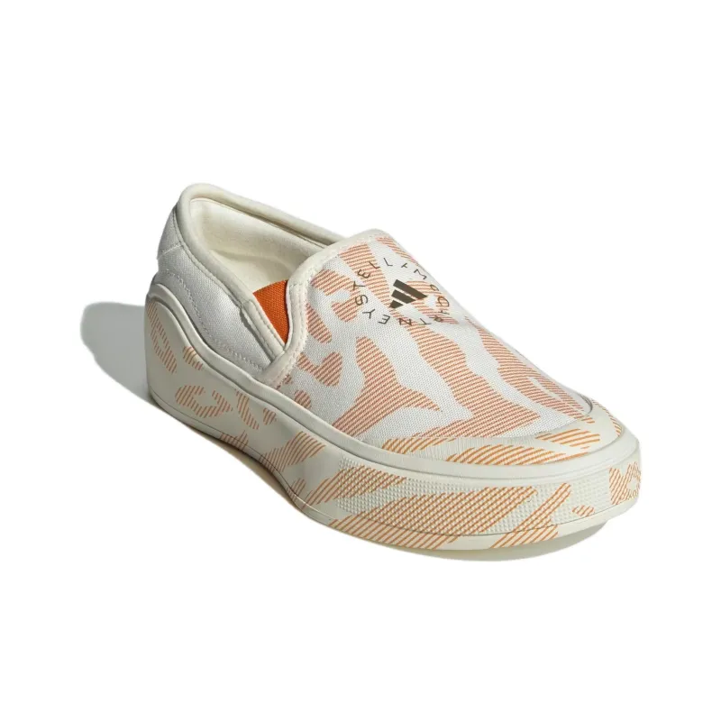 Adidas By Stella McCartney Court Slip On 'White Orange' Women's-2