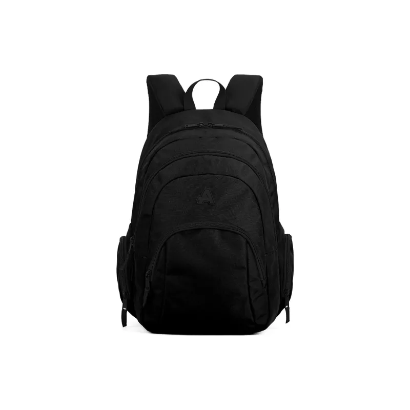 AOKING AK Polyester Backpack Medium Size Unisex Black/Purple/Light Green/Brown-11