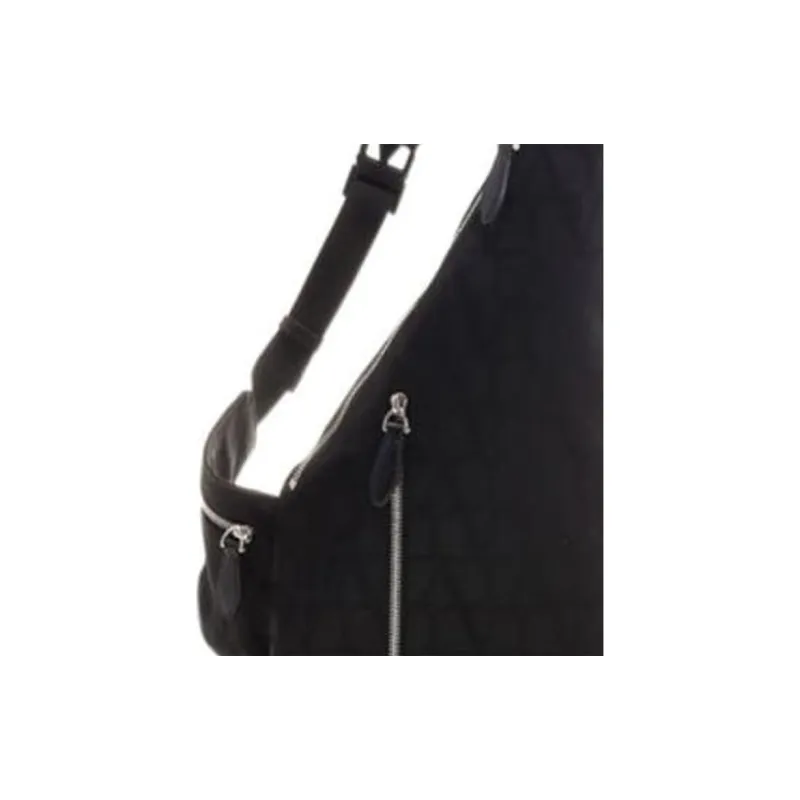 Valentino Cotton With Polyester Sling Bag Men's Black-3