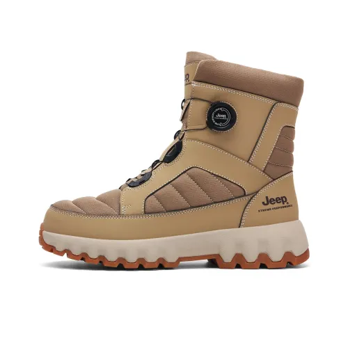 Jeep Snow Boots Unisex Ivory