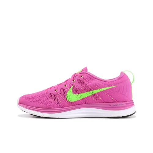 Nike Flyknit Lunar1+ Club Pink Electric Green Women's