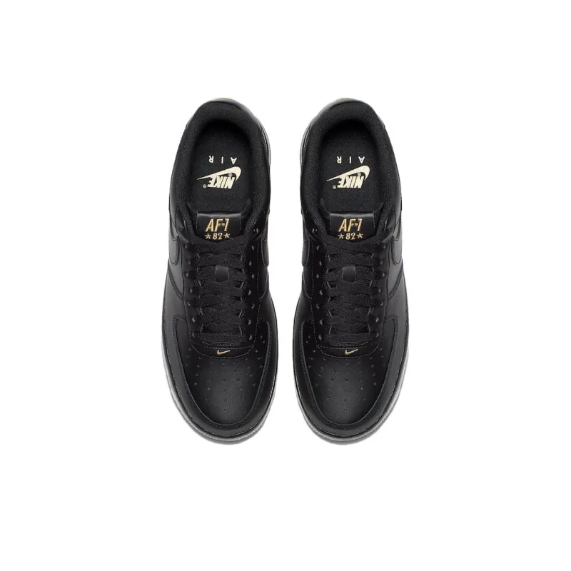 Nike Air Force 1 Low Crest Logo Black-3