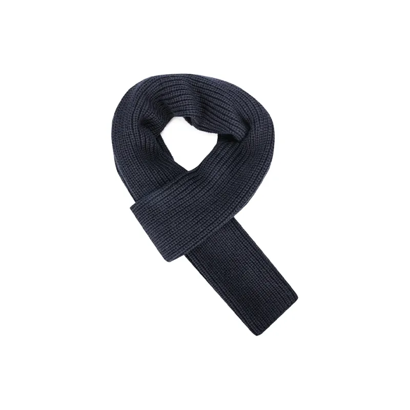 ARMANI EXCHANGE Acrylic, Sheep Wool Knit Scarves Men's Black-2