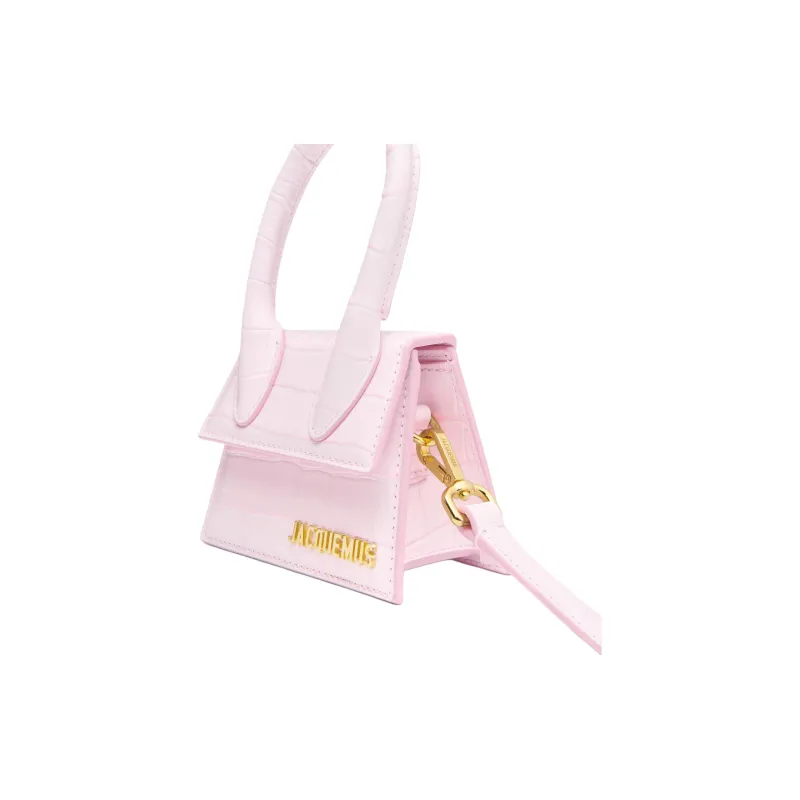 Jacquemus Le Chiquito Crocodile-embossed Mini Tote Bag-3