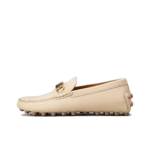 TOD'S Logo-chain Leather Loafers