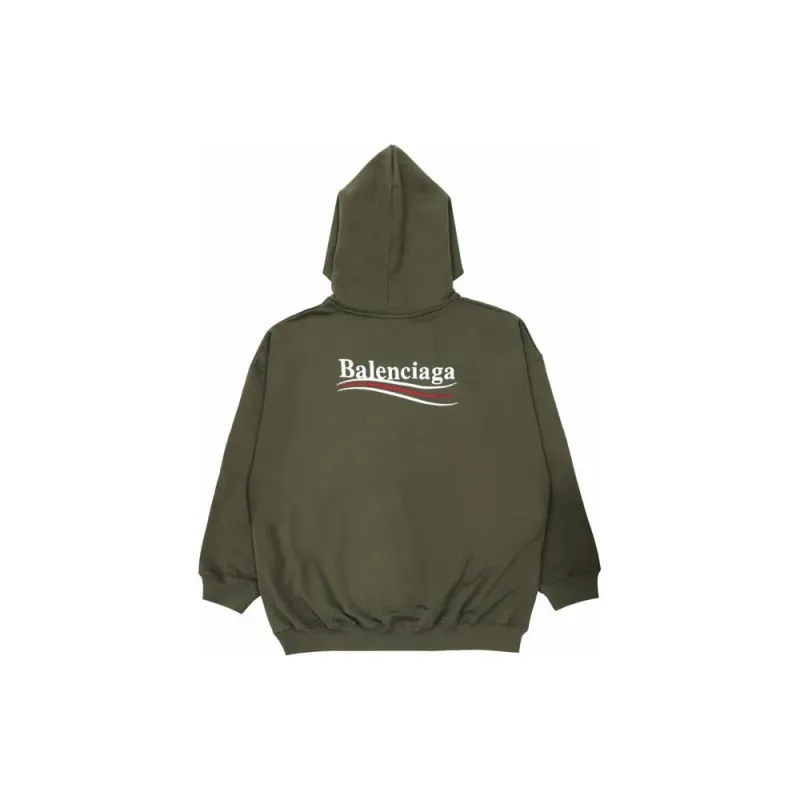 Balenciaga Sweatshirt Loose Fit Men's Green-1