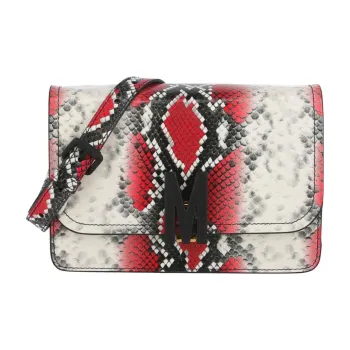 MOSCHINO Calfskin Crossbody Bag Shoulder Bag Women's Multicolor
