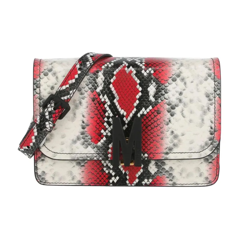MOSCHINO Calfskin Crossbody Bag Shoulder Bag Women's Multicolor-0