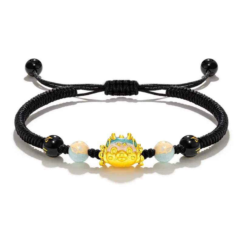 Jodie&Kevin Colored Glaze Jade Bracelets Unisex-1