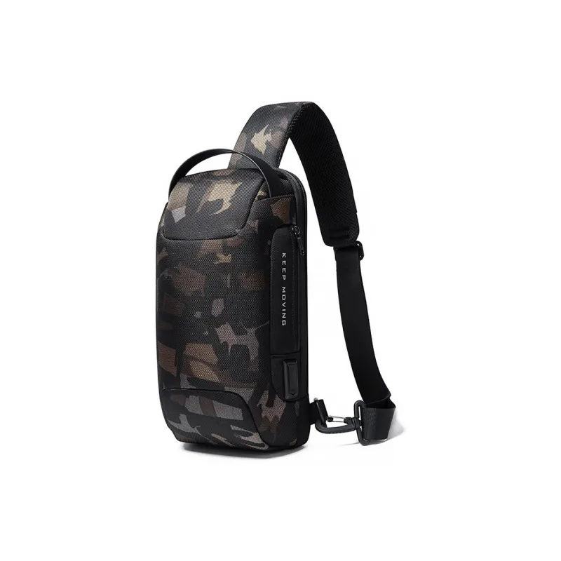 MingLu Oxford Crossbody Bag Sling Bag Regular Unisex Blue/Black/Camouflage/Gray/Red-8