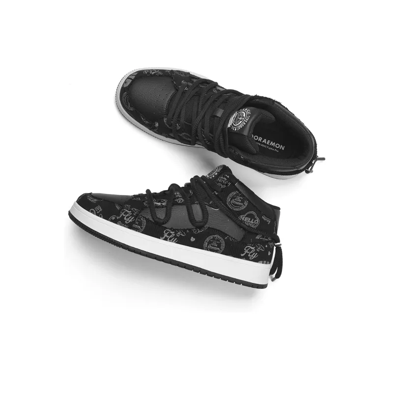 DoraemonA Box Limited Edition Puffy Shoes Low-Top Skateboard Shoes Unisex-350