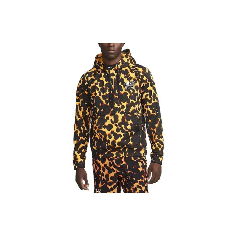 Nike Therma-Fit Hooded Fitness Pullover Sweatshirt Men's Yellow-1
