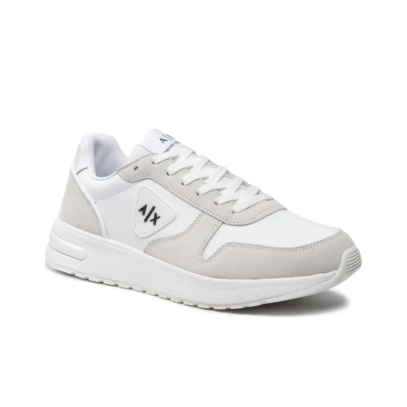 ARMANI EXCHANGEAE Low Top Casual Shoes Men's White Gray-1
