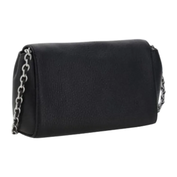 Mulberry Calfskin Shoulder Bag, Crossbody Bag Mini Women's Black-3