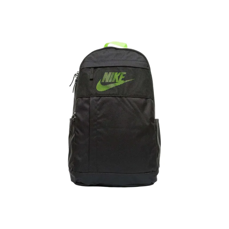 Nike Polyester Backpack Regular Unisex Black & Green-0