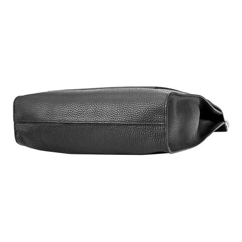 Mulberry Calfskin Shoulder Bag Men's Black-4