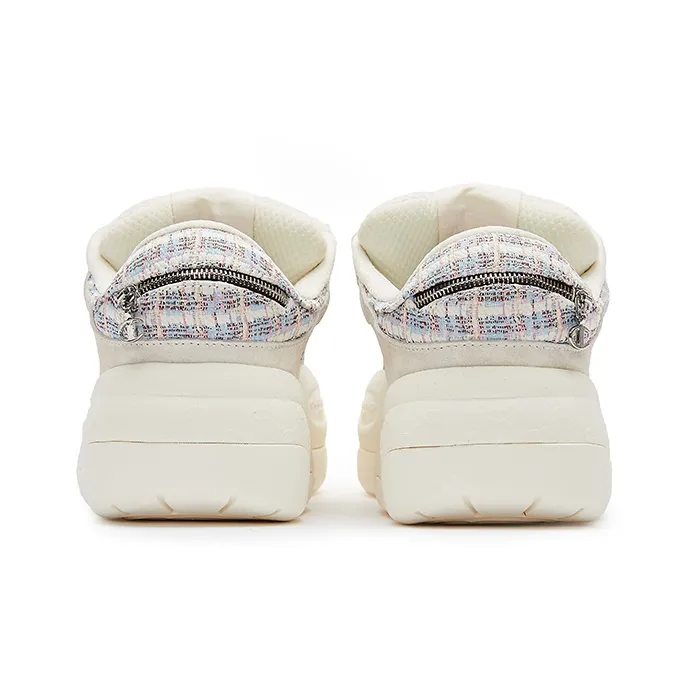 Champion CloudNine V1 Cloud Cotton Shoes Anti Slip Wear Resistant Low Top Skateboard Shoes Women's Beige-3