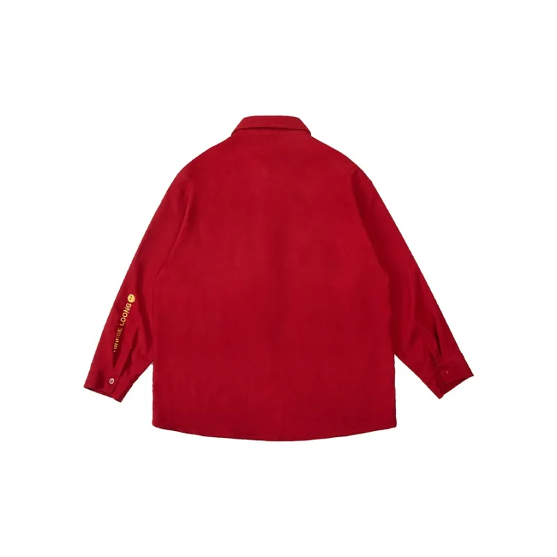 WAYNEXZAVIER Shirts Men Burgundy-1