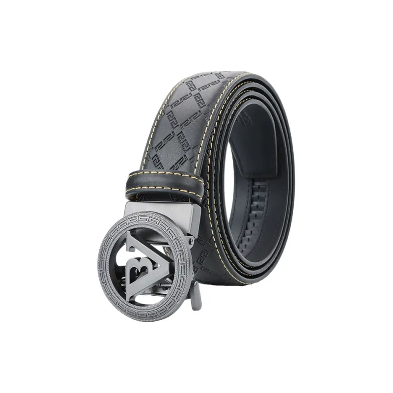 NINE NAIL Leather Belts Men-1