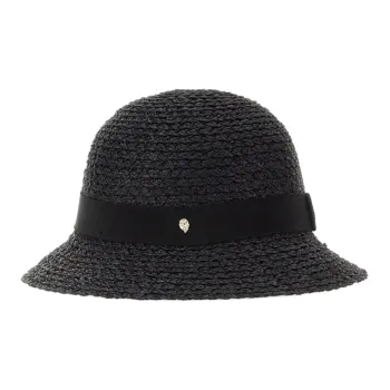HELEN KAMINSKI Raffia Bucket Hats Unisex Black