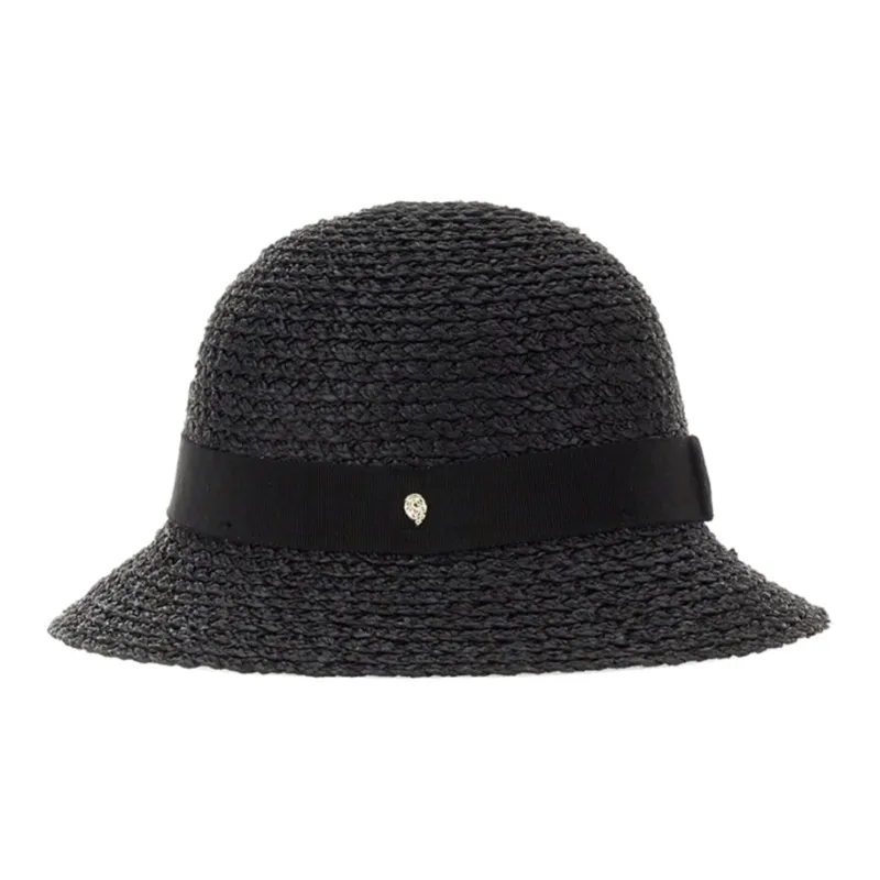 HELEN KAMINSKI Raffia Bucket Hats Unisex Black-0