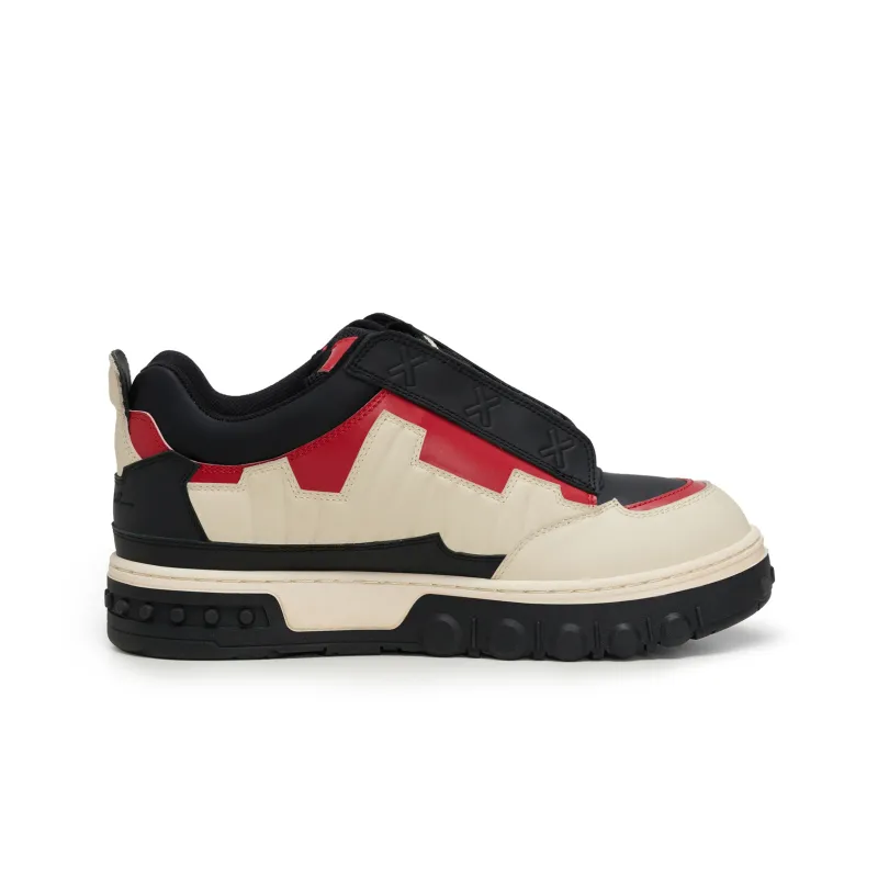 XINYINSU Height Increasing Wear-Resistant Breathable Slip-Resistant Low-Top Puffy Skateboard Shoes Unisex Flame Red-5