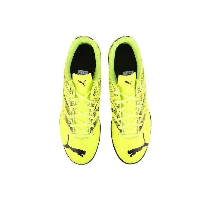 PUMA Attacanto TT Rubber Broken Studs Durable Breathable Soccer Shoes Men's Yellow-3