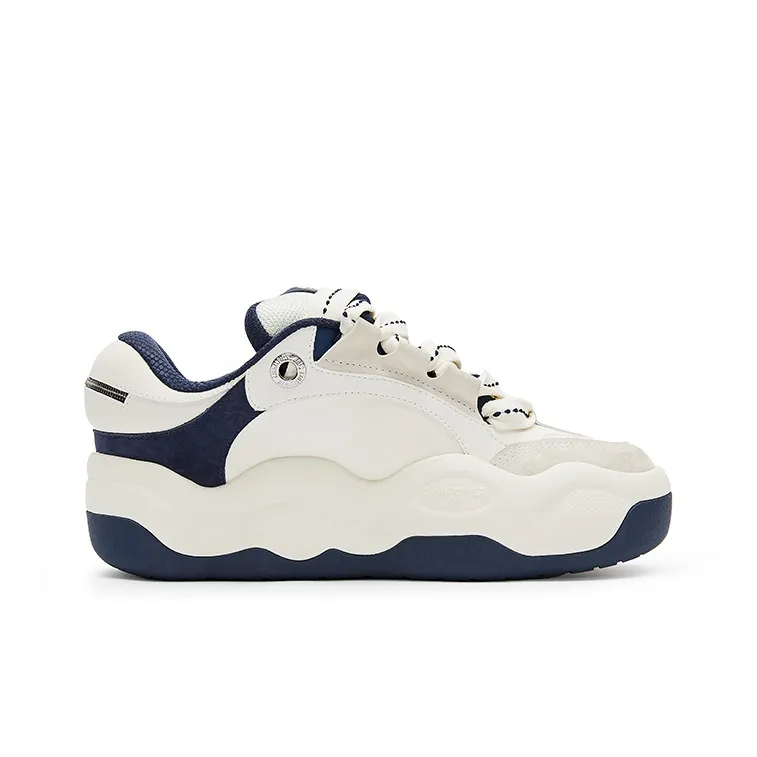 Champion CloudNine V1 Cloud Cotton Shoes Anti-Slip Wear-Resistant Low-Top Skateboard Shoes Men's Navy Blue-1