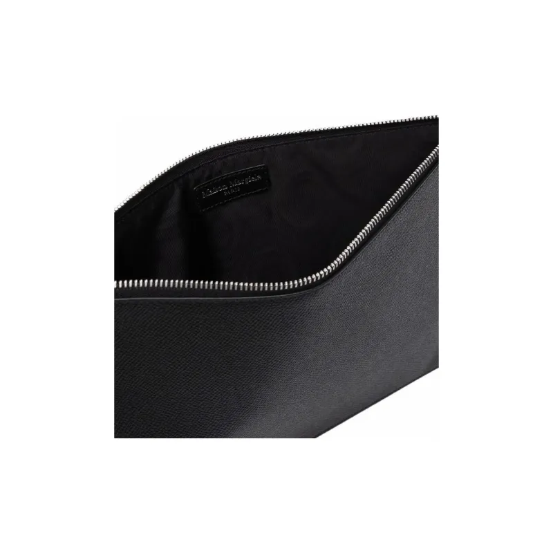 Maison Margiela Cow Leather Clutch Unisex Black-2