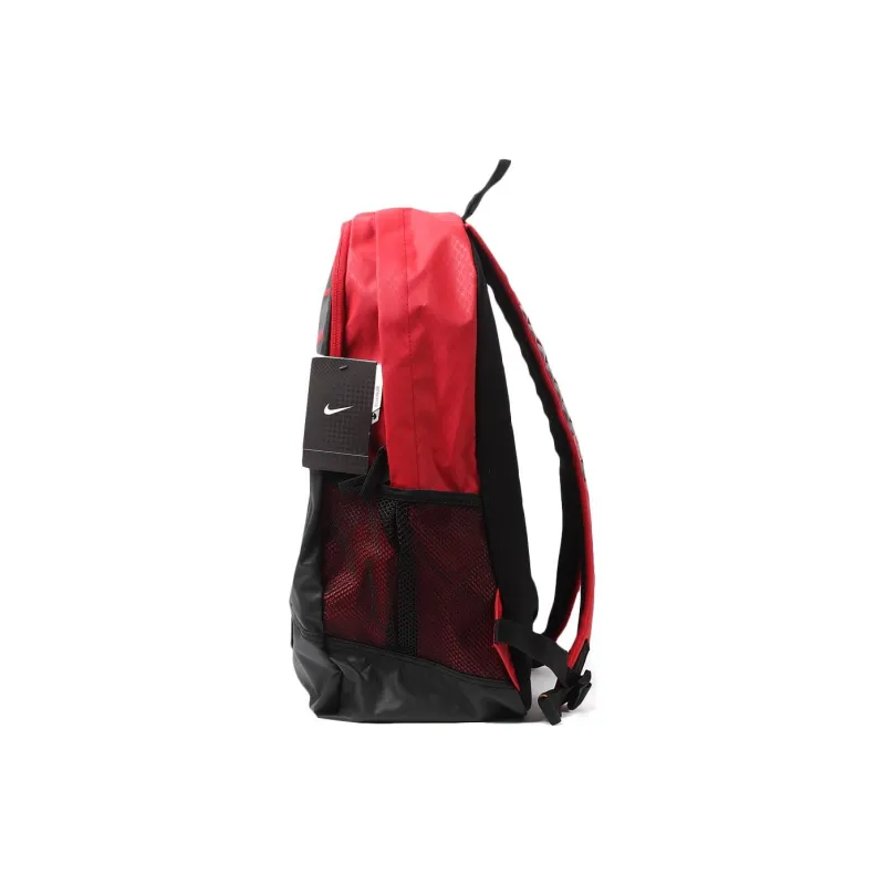 Nike Polyester Backpack Medium Size Men's Black & Red-2