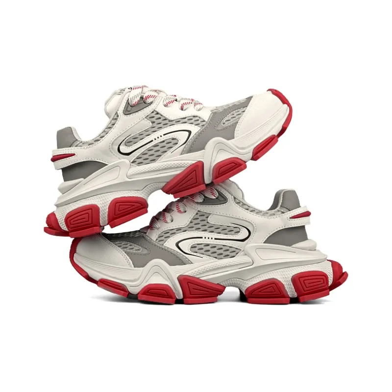 XIE SHE Height Increasing Abrasion Resistant Lightweight Low Top Chunky Sneakers Women's-20