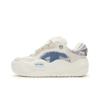 Champion CloudNine V1 Cloud Cotton Shoes Anti Slip Wear Resistant Low Top Skateboard Shoes Women's Beige