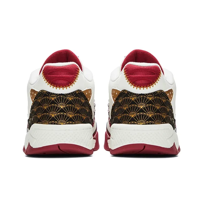 Asics Gel Fuse Basketball Shoes 'White Red'-5