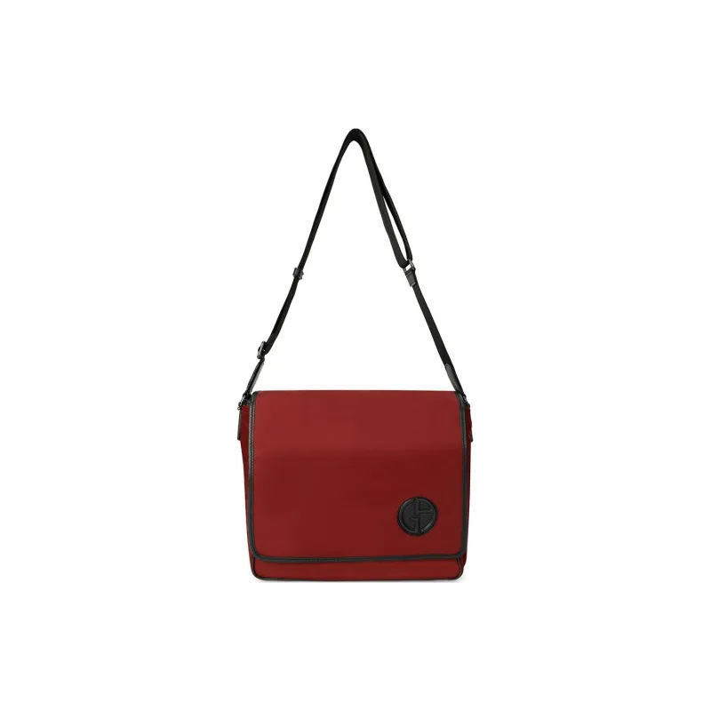 EMPORIO ARMANI Nylon Shoulder Bag Crossbody Bag Men's Red-1