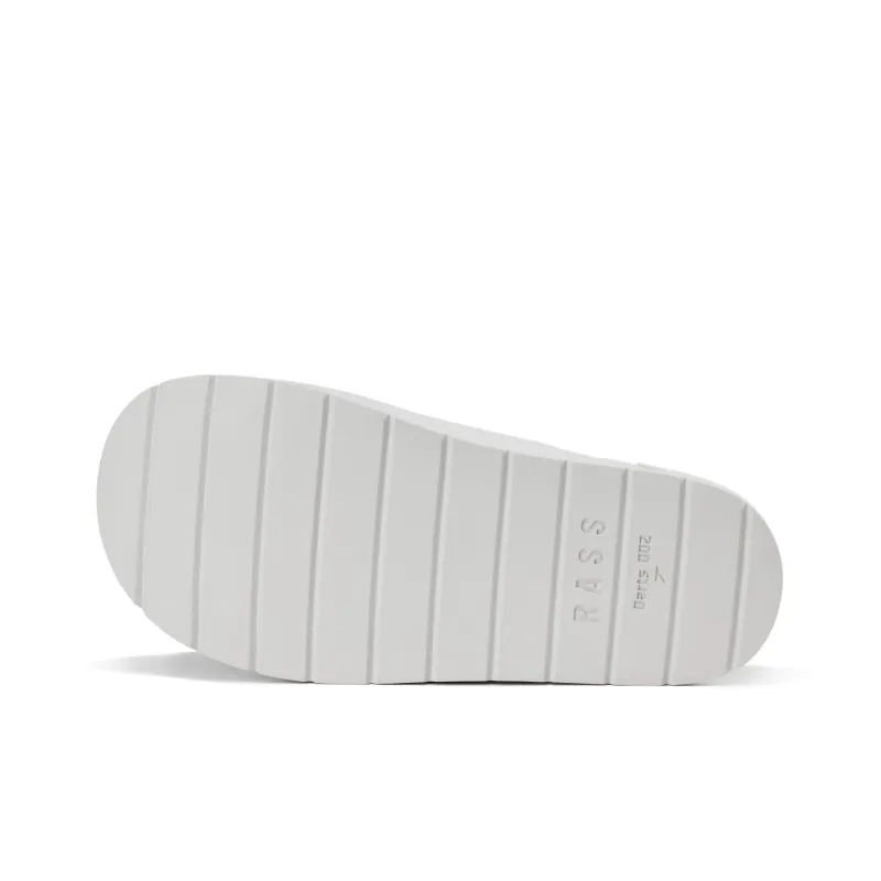 RASS DARTS 02 Müller Wrap toe Slippers Unisex Gray White-4