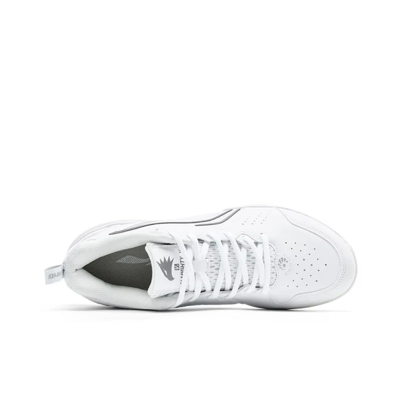 LiNing Flying Falcon Slip Resistant, Abrasion Resistant, Breathable Low Top Badminton Shoes Unisex White-2